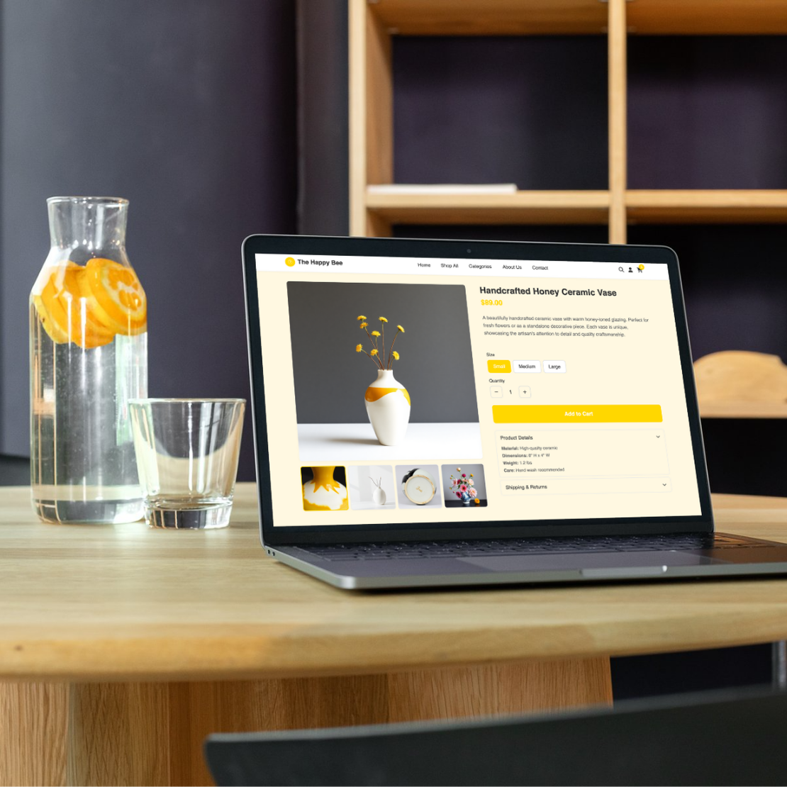 Indian store builder interface, drag and drop website builder, mobile responsive design, Indian products showcase