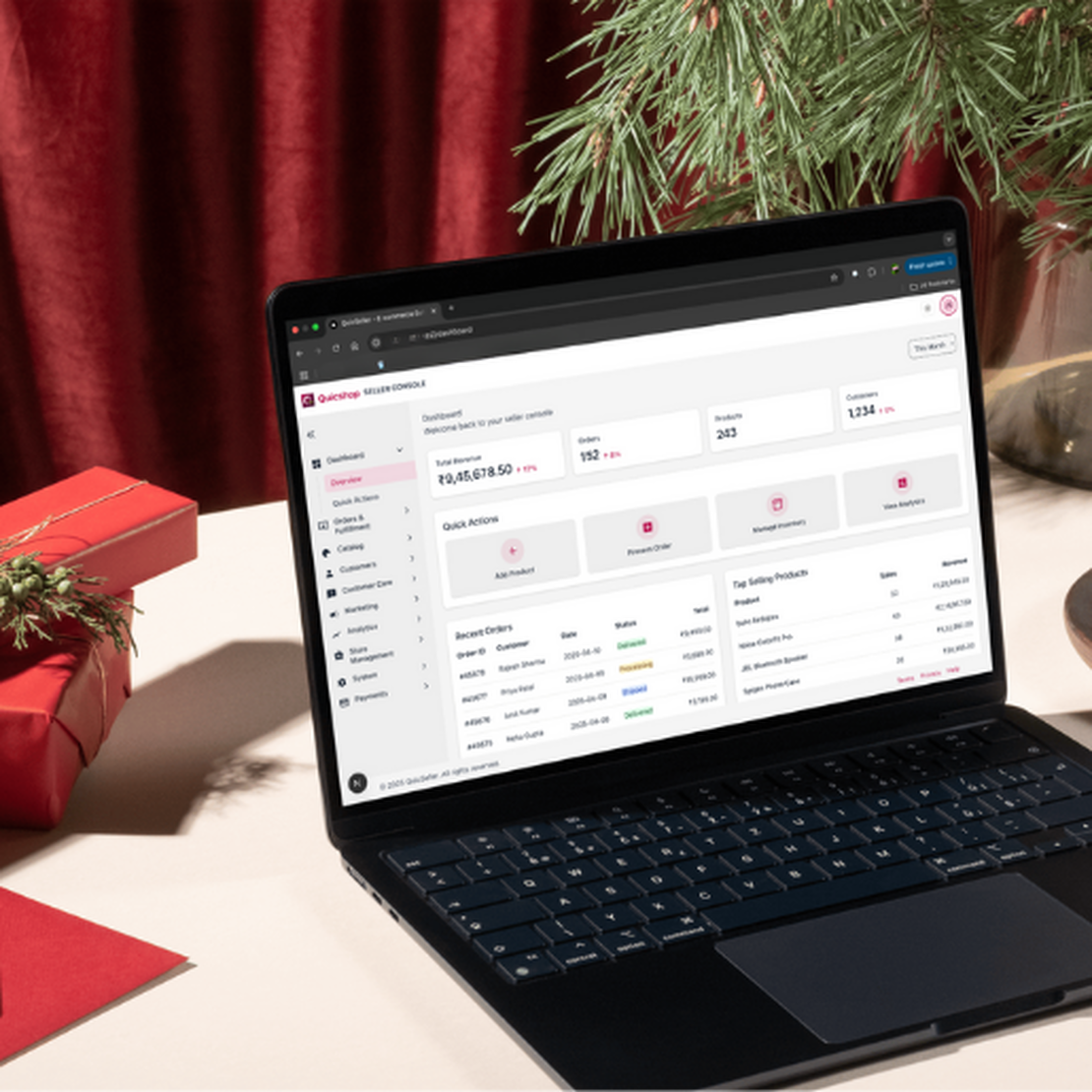Launch Your Online Store & Connect Directly with Customers. Build your digital presence and reach customers beyond your physical location with a personalized online store. Manage all online orders from one dashboard and scale your direct-to-consumer brand effortlessly.