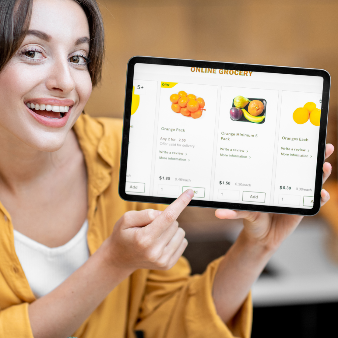 A lady using laptop and creating her online store to sell her products